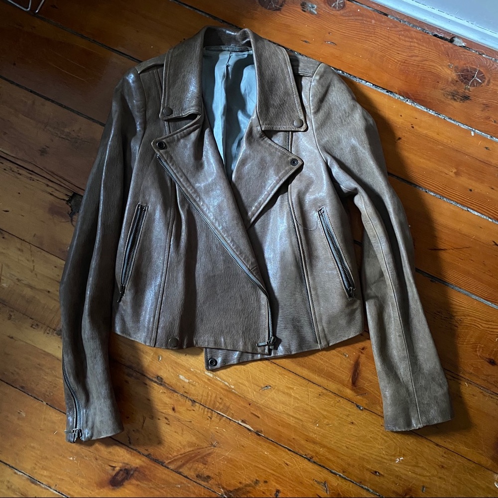 Twelfth Street by Cynthia Vincent leather jacket